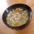 noamanma's cooksnap of when they made 豆腐＆きのこの具だくさん塩スープ.