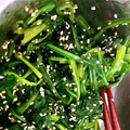 kuroyuki's cooksnap of when they made 簡単ほうれん草のごま和え.