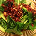 kaolyna's cooksnap of when they made 小松菜とカリカリベーコンのスタミナサラダ.