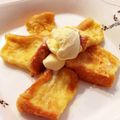 なつき☆ミ's cooksnap of when they made ふわふわフレンチトーストバニラアイス添え.