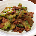 YUKIKI☆'s cooksnap of when they made ゴーヤの簡単炒め.