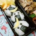 赤い電話's cooksnap of when they made 宮城県ゆるキャラ弁むすび丸.