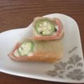 JamieKata's cooksnap of when they made 餃子の皮でオクラ巻き.