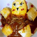 なちゅなすびぴーまん's cooksnap of when they made ふなっしーハヤシライス☆キャラカレーにも.
