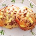 たぁりお's cooksnap of when they made ホットケーキミックスでツナチーズパン.