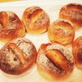 ｐｏｙａｎ's cooksnap of when they made ふわふわ〜☆優しいミルク味の全粒粉パン.