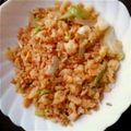 ♡すずりん♡'s cooksnap of when they made 焦がし醤油のレタスチャーハン.