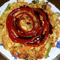 みゆwaco 's cooksnap of when they made お好み焼きにかけてみて下さい゜+｡｡+゜.