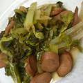 saki1010's cooksnap of when they made たっぷりレタスとソーセージのにんにく炒め.