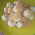 菜果志's cooksnap of when they made 繊維たっぷり！ダイエット用にもおからもち.