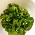 mentaico00's cooksnap of when they made ピーマンだけ～で旨旨おつまみ.
