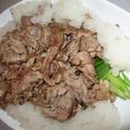 ミチケイ's cooksnap of when they made 美味！豚肉のねぎおろし丼.