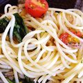 あかりんぼう☆'s cooksnap of when they made プチトマトと紫玉ねぎの和風冷製パスタ.