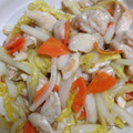 o0o3232's cooksnap of when they made 白菜と鶏むね肉の中華炒め.