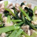 ★Melonn☆'s cooksnap of when they made ●鶏肉と小松菜の塩バター炒め●.
