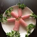 ちゃろみん's cooksnap of when they made ☆簡単☆　かいわれのハム巻き.