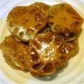 にゃんたろ☆'s cooksnap of when they made 照り照り♪レンコンのはさみ焼き.