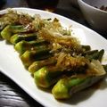 たなか家's cooksnap of when they made ＊焼きオクラ＊お好みソース風.