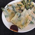 なおシステム's cooksnap of when they made 米粉Ｄｅ明太ニラチーズチヂミ.