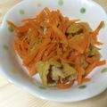 ぶたちー's cooksnap of when they made にんじん油揚げ★甘ピリ辛煮.