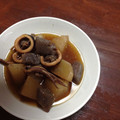 とんぼのはね's cooksnap of when they made ～お袋の味✿イカ大根ちくわの煮物～.