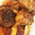 ごちねこ's cooksnap of when they made なすとトマトでイタリア風ミートボール.