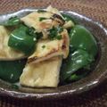 まっちぃなー's cooksnap of when they made 油揚げとピーマンとエリンギの焼き浸し.