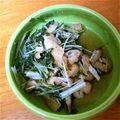 かしこ＆かおちゃん's cooksnap of when they made 簡単美味しい★水菜の煮浸し.