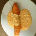 になぱぱ's cooksnap of when they made 秋鮭フライ・卵タルタルソースかけ.
