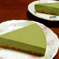 ｶﾀﾋﾟｰ's cooksnap of when they made 抹茶レアチーズケーキ.