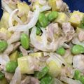 やたかな's cooksnap of when they made さつまいもと♪ミックスビーンズのサラダ.