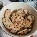 うわわわわ's cooksnap of when they made 絶品!!蓮根と豚肉の梅炒め.