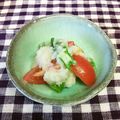 龍青空ママ's cooksnap of when they made オクラとミニトマトの塩麹おろし酢和え.