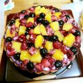 ピーちぃ's cooksnap of when they made 手作りカスタードクリームのフルーツタルト.