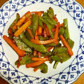 antkishi's cooksnap of when they made 和風な♪人参とピーマンのクミン炒め.