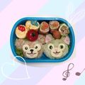 annin102's cooksnap of when they made ジェラトーニのキャラ弁♡.