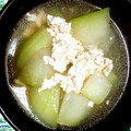 のぶ代's cooksnap of when they made ほっこりやさしい♡冬瓜とひき肉のスープ.