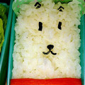 nekowahaha's cooksnap of when they made キャラ弁「おとうさん犬」弁当.