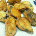 70cafe's cooksnap of when they made ナスのはさみ揚げ.