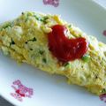 おうさ's cooksnap of when they made ちくわで★オムレツ★異国風ぅ～(・・?.