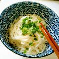 ducarin's cooksnap of when they made ズボラ飯！汁なし素麺・鶏ガラ胡麻油風味.