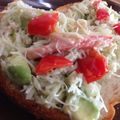 みぴっぴ's cooksnap of when they made アボカドとかに身のブルスケッタ.