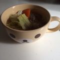 かにかまのあこ's cooksnap of when they made ダイエット☆野菜たっぷりササミ春雨スープ.