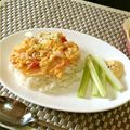 2児ママみきてぃ's cooksnap of when they made ふわふわ、おいしい☆カニカマ卵丼.