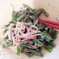 咲風凛's cooksnap of when they made コレイイ！にんにくの芽とカニカマのサラダ.