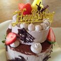 みむらっきょ's cooksnap of when they made 抹茶好きのための♬抹茶のデコケーキ♥.