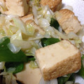 ペイト～ン's cooksnap of when they made キャベツと厚揚げのオイスターソース炒め.