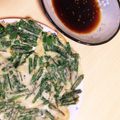 たろう、's cooksnap of when they made なんちゃってニラのチヂミ.