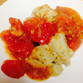 moonrin's cooksnap of when they made 完熟トマトで！トマトソースのムニエル♪.