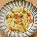 ゆいっち♡'s cooksnap of when they made 炊飯器で簡単に♪ウィンナー☆ピラフ.